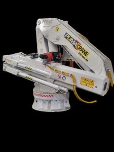 Moment de charge élevée 7 tonnes de capacité hydraulique marine grue de pont de flèche pliante meilleure qualité Construction légère nouveau moteur de pompe - Product Image 3