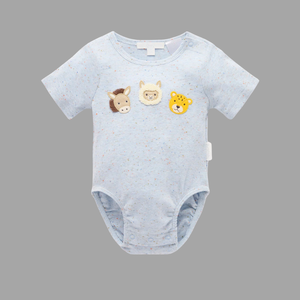 2026 Wholesale Fashion Baby Clothes O-neck Soft Cotton Baby Printed Romper Bodysuit Bamboo Organic Cotton Sale - Product Image 1