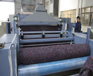 Revestimento de chão de fibra reciclada não tecido da máquina para fazer feltro pintor