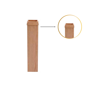 Manchon facile à installer Boîte en bois d'érable dur Manchon de nouveauté Améliorez votre escalier avec des pièces d'escalier EFS Viet Nam de conception simple - Product Image 2