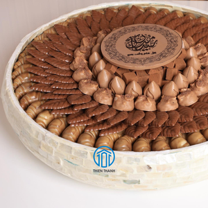 Cuenco para servir de Chocolate nácar de buen diseño de alta calidad, forma y tamaño personalizados, bandeja de fregona, decoraciones de Ramadán 2023 - Product Image 2