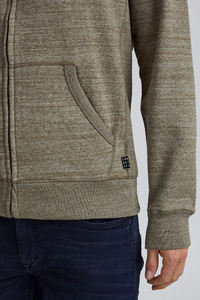 Hip Hop surdimensionné 100% coton texturé polaire fermeture éclair hiver à capuche pour hommes respirant séchage rapide OEM couleurs personnalisables tailles - Product Image 5