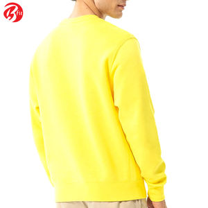 Vêtements de sport Sweat-shirts de couleur jaune en coton polaire Meilleure vente Sweat-shirts à manches longues de style nouveau pour hommes - Product Image 3