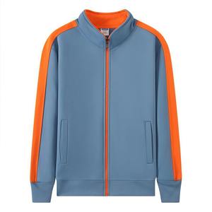 เสื้อสเวตเตอร์คาร์ดิแกนมีซิปแบบลำลองคอปกตั้งเสื้อผ้าทำงานสั่งทำพร้อมโลโก้พิมพ์ลายสำหรับฤดูใบไม้ร่วงและฤดูหนาว - Product Image 4