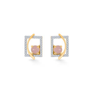 Pendientes de Aro con Diamantes Chapados en Oro de 18k para Mujer, Estilo Vintage - Product Image 2