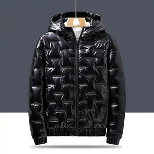New Fashion Style Hooded Canvas Men's <b>Puffer</b> <b>Jacket</b> | OEM Service Breathable & Eco-Friendly Winter <b>Jacket</b> for Men and <b>Women</b> - Product Image 5