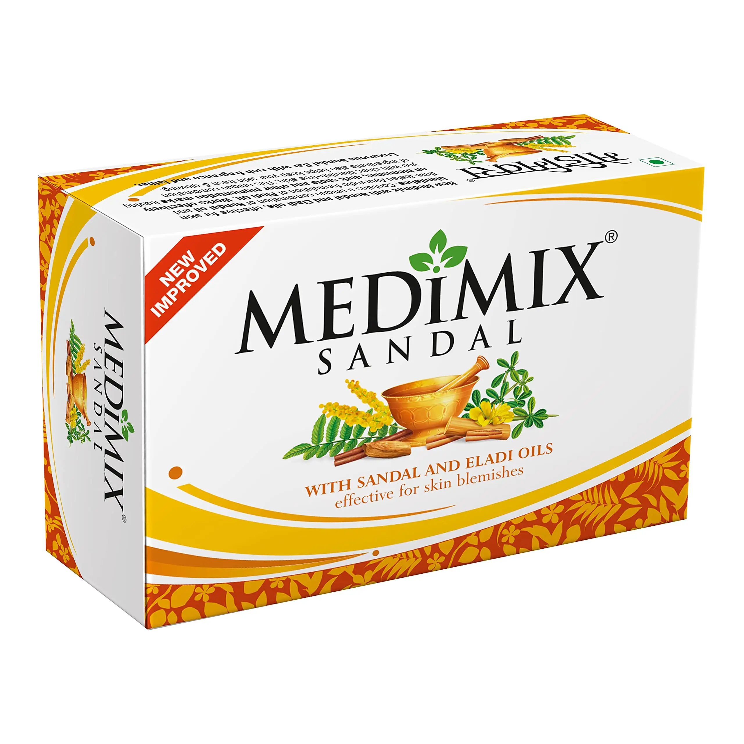 Medimix-Seife, 125g/4,40 oz, echtes Ayurveda, mit Sandalen-und Eladi-Ölen
