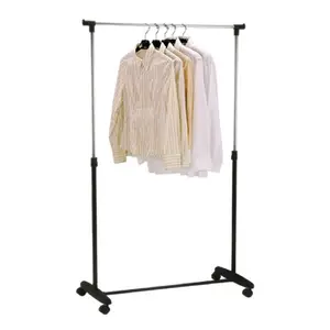 Single Pole Vertical Clothes Drying Rack Home Corner Foldable Clothes Retractable Garment Hanging Drying Rack