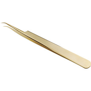 Pince à épiler d'extension de cils pointue incurvée professionnelle outil d'isolement de précision Volume classique Kit d'artiste de cils de vison Salon - Product Image 6