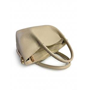 Borsa Strutturata in Vera Pelle Dollaro Made in Italy - Stile Femminile Impermeabile con Decorazione a Catena - Product Image 3