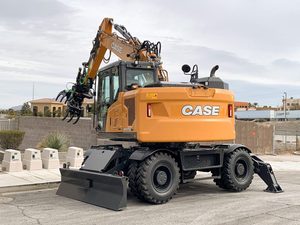 La Mejor Oferta en Excavadora de Ruedas CASE Usada, Máquina Compacta en Buen Estado, Potencia Hidráulica Fuerte, Para Trabajos de Construcción, En Venta - Product Image 4