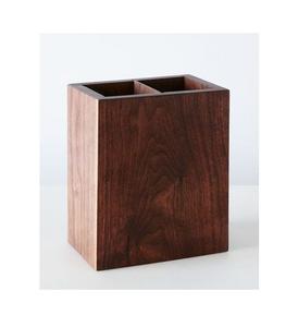 Soporte para cubiertos de madera de calidad de lujo, diseño elegante, soporte de almacenamiento de cubiertos de 3 secciones para artículos de boda, Decoración de mesa, soporte para cubiertos - Product Image 2