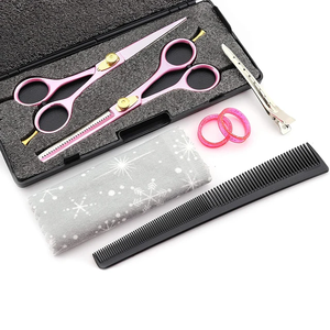 Stainless Steel Hairdressing <b>Scissors</b> Set Tool for Cutting <b>Thinning</b> <b>Hair</b> Barber Salon Hairdressing Shears - Product Image 2