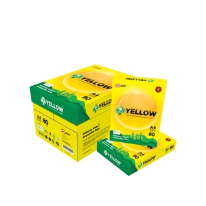 Papier copie A4 IK jaune 5x500 feuilles 80 g/m² blanc pour impression de bureau et usage professionnel - Product Image 3