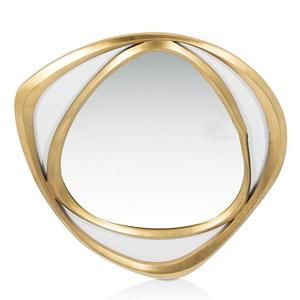 Metal Round Wall <b>Mirror</b> in <b>Gold</b> for Home Wall Decor - Product Image 4