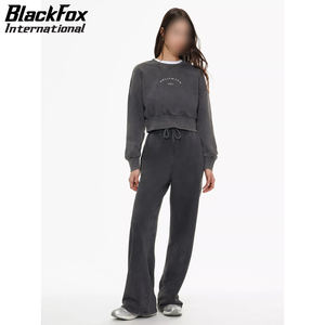 Sudaderas cortas para mujer superventas del mejor proveedor Ropa de calle cómoda con logotipo frontal personalizado Hecho en Pakistán para el invierno - Product Image 6