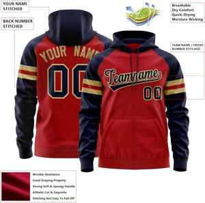 Sudaderas con capucha personalizadas con cremallera completa con capucha con cordón y parche con logotipo Ideal para eventos deportivos o clubes Servicio OEM - Product Image 3