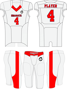 Conjuntos de Uniformes de Fútbol Americano para Adultos al por Mayor, Personalizados con Sublimación Completa, Manga Corta, Tallas Grandes - Product Image 2