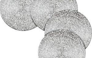 High Quality Handcrafted Circular Shaped Decorative Glass <b>Beads</b> Unique Design <b>Placemats</b> Parties Birthdays Very Budget-Friendly - Product Image 2