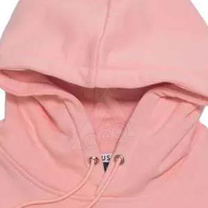 2024 sweat à capuche unisexe personnalisé de haute qualité couleur unie polaire coton/polyester doublé vêtements d'hiver à capuche bas quantité minimale de commande approvisionnement en gros - Product Image 3