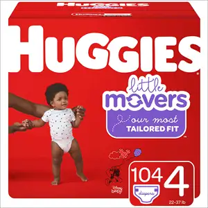 حفاضات أطفال Huggies صغيرة مقاس للأطفال حديثي الولادة (حتى 10 رطل) 31 قطعة
