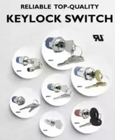 Serrure micro-interrupteur à clé pour machines à sous