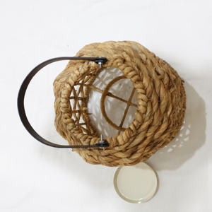 Boîte de rangement multifonction en jacinthe d'eau tissée Organisateur écologique fait à la main pour un usage domestique - Product Image 4