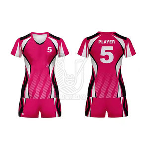 Derniers modèles de tenues de volley-ball pour femmes, vêtements de sport d'extérieur, légers, 100% polyester - Product Image 6