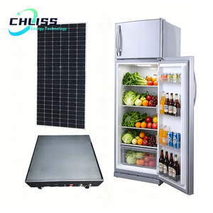Réfrigérateur <span class=keywords><strong>solaire</strong></span> 138L à double porte DC 12V 24V, faible <span class=keywords><strong>consommation</strong></span>, pour camping-car, caravane et camping aux États-Unis - Product Image 4