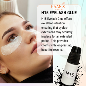 Pegamento de pestañas para extensión de pestañas, secado rápido 1. Pegamento coreano H15 de 3ml/5ml/10ml negro resistente al agua fuerte adhesivo OEM/ODM - Product Image 3