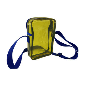 Bolsas transparentes para mujer Nuevos diseños Logotipo personalizado Plástico PVC Material Amarillo - Product Image 2