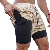 Shorts de sport pour hommes en maille double couche avec poches, séchage rapide, respirant, entraînement, jogging, shorts pour hommes Zavi Sports, vente en gros OEM