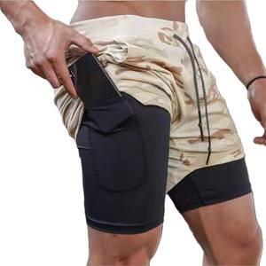 Shorts de sport pour hommes en maille double couche avec poches, séchage rapide, respirant, entraînement, jogging, shorts pour hommes Zavi Sports, vente en gros OEM - Product Image 1