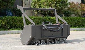 Efficient Hydraulic Skid Steer Mulcher Attachment Pump Carbide Tooth Brush Cutter Grass <b>Shredder</b> for Construction for 10-15 Ton - Product Image 5