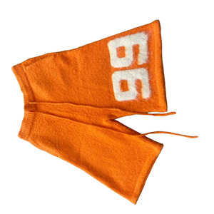 Venta al por mayor 100% algodón Mohair pantalones cortos casuales patrón sólido ecológico bajo MOQ precio de fábrica hecho a medida con etiqueta privada - Product Image 2