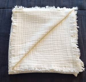 Manta de bebé de enfriamiento de secado rápido antimicrobiana de doble cara de muselina de 4 capas de algodón turco 100% tejida ecológica - Product Image 2