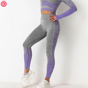 Mallas de mujer con logotipo personalizado, mallas transpirables de color sólido para gimnasio, mallas de mujer, fabricante profesional, mallas de yoga para mujer - Product Image 4