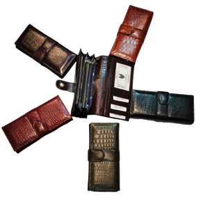 Bolso de mano de cuero de cocodrilo personalizado OEM con varios colores y diseño disponible Bolso de mano de cuero de cocodrilo para la venta - Product Image 4