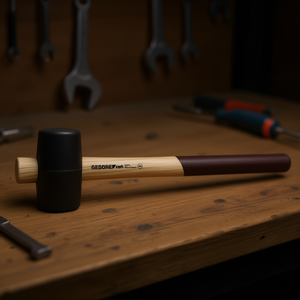 Maillet en caoutchouc Gedore à manche en frêne, conception robuste pour une utilisation polyvalente - Product Image 3