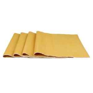 Mantel Individual y corredor de mesa de costilla de algodón 100%, manteles individuales de lino con patrón cuadrado sólido moderno de lujo para el hogar, hoteles, bodas - Product Image 5