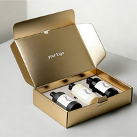 Boîte d'emballage de shampooing personnalisée recyclable avec logo imprimé, boîtes en carton ondulé kraft, boîtes cadeaux, boîtes d'expédition avec emballage