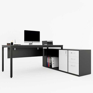 Contemporary Executive <b>Desk</b> 180x160cm <b>Solid</b> <b>Wood</b> Uconcept HBUC033 Office Furniture - Product Image 4