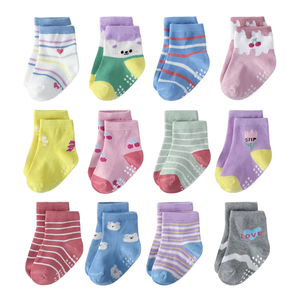 ผ้าคลุมขาเด็กทารก ลายการ์ตูน ผลิตจากผ้าฝ้าย ขายส่ง สวมใส่สบาย ระบายอากาศได้ดี กันลื่น สำหรับฤดูหนาว ออกแบบโดยผู้ผลิต - Product Image 1