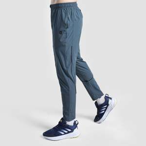 Pantalon de survêtement Momentum gris foncé, coupe droite, avec logo personnalisable et fermeture éclair décorative, taille XL, à motifs - Product Image 3