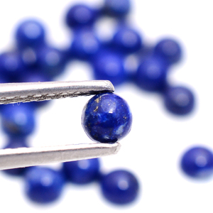 25 piezas de cabujón de lapislázuli azul Natural 3mm de espesor 4.3cts lote de piedras preciosas sueltas de alta calidad 2,4mm de piedra gruesa Iroc ventas - Product Image 2