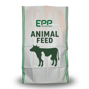 Bolsa tejida de PP laminada de alta calidad para cemento, bolsa de arroz gris blanco tejida de polipropileno con impresión de logotipo personalizado - Product Image 4