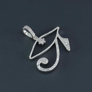 สร้างความประทับใจที่โดดเด่นด้วยจี้เพชร unisex ที่ไม่เหมือนใครซึ่งทำจากทองคำขาว14 KT และเพชรที่ปลูกในห้องทดลอง - Product Image 3