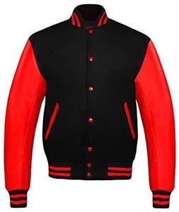 Chaqueta Varsity de Invierno para Hombre, Moderna y de Alta Calidad, con Cuello Alto y Logotipo Frontal - Product Image 6