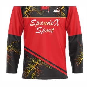 Jersey de Hockey sobre Hielo Transpirable con Estampado Personalizado Unisex, Diseña Tu Propia Ropa de Equipo para Adultos, Suministro OEM - Product Image 5