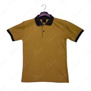 Elegante camiseta Polo para hombre 100% algodón Cómoda manga corta Liso Golf Top Logotipo personalizado Suministro OEM/ODM - Product Image 1